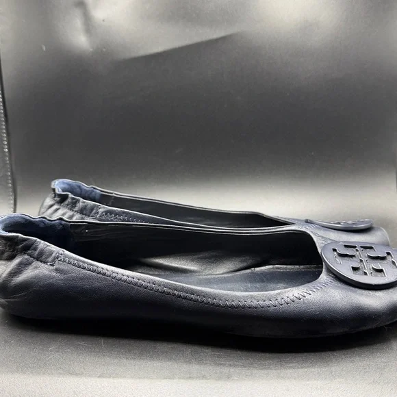 Tory Burch Navy Flats 8.5 - Picture 3 of 13